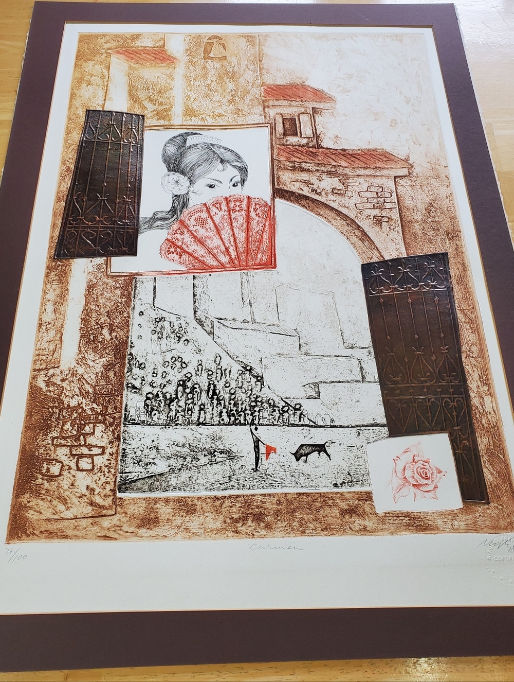 Mikulas Kravjansky's "Opera Series," CARMEN, signed & AP Designation.